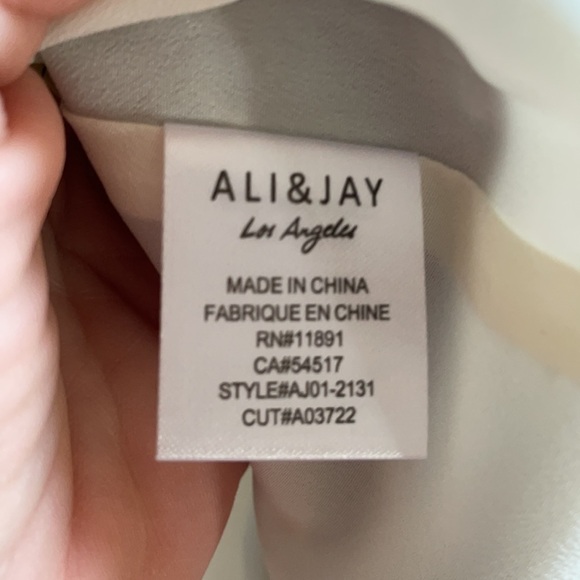 NWT ALI & JAY spaghetti straps,  high low, fit & flare sundress. Dressy, casual - Picture 15 of 15